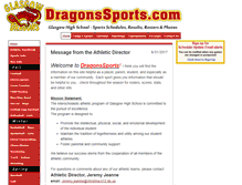 Tablet Screenshot of dragonssports.com